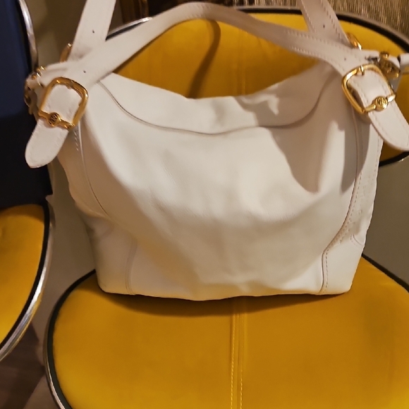 Marino Orlandi White Leather Satchel - Picture 5 of 13